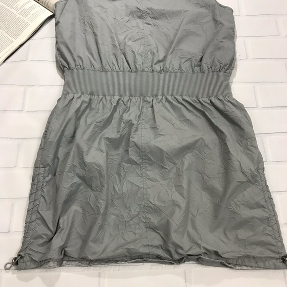 Zenergy Chico’s Jump Suit Romper Dress Nylon Grey - Picture 8 of 8